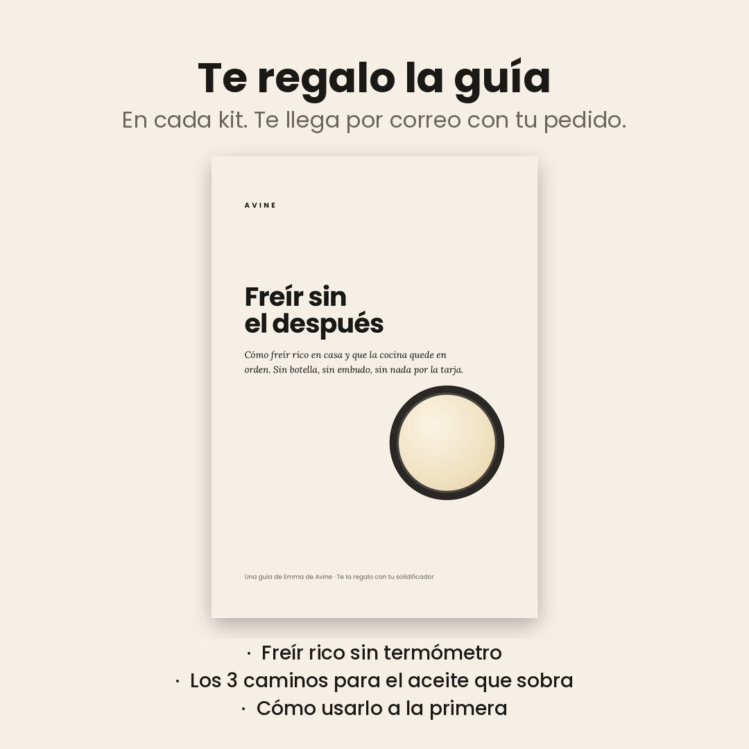 Guía de regalo Freír sin el después