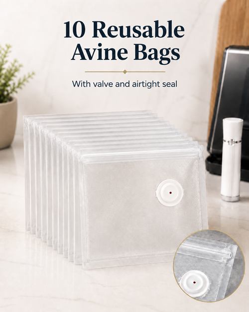 10 Reusable Vacuum Bags