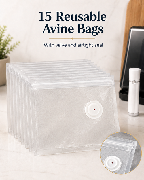 15 Reusable Vacuum Bags