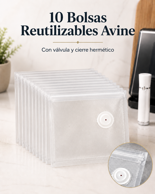 10 Bolsas reutilizables