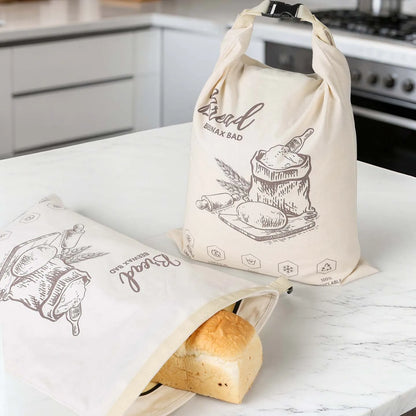 Bolsa para el pan con cierre