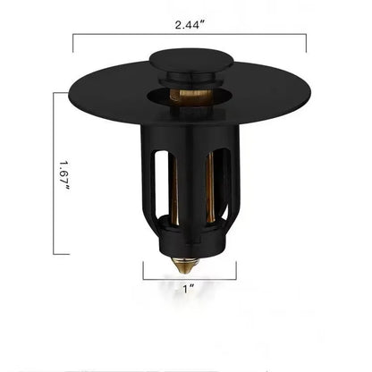 Tapón de lavabo con filtro para pelo