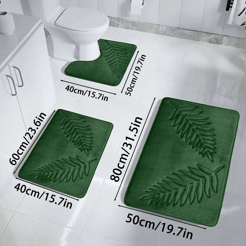 Set de 3 tapetes para baño