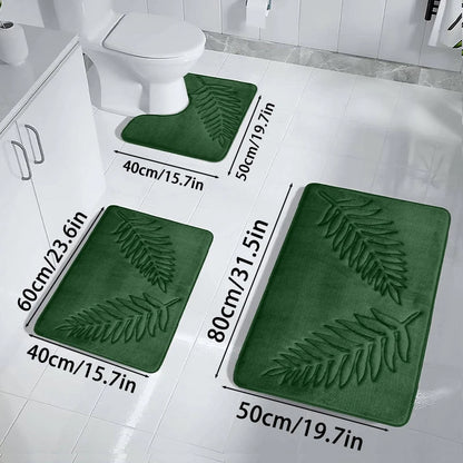 Set de 3 tapetes para baño