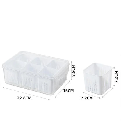Organizador para refri con 6 coladores