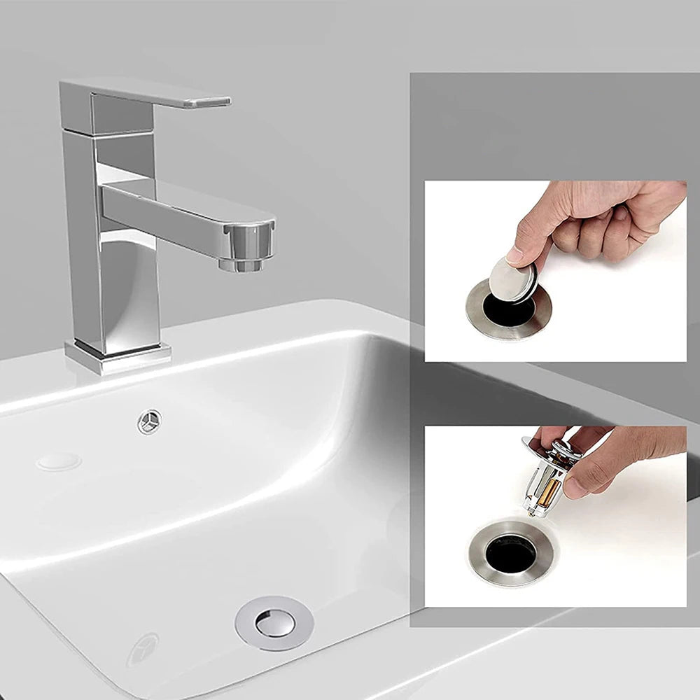 Tapón de lavabo con filtro para pelo