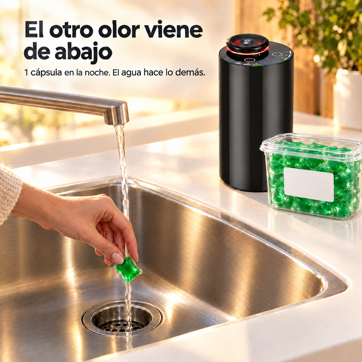 Cápsulas para el fregadero
