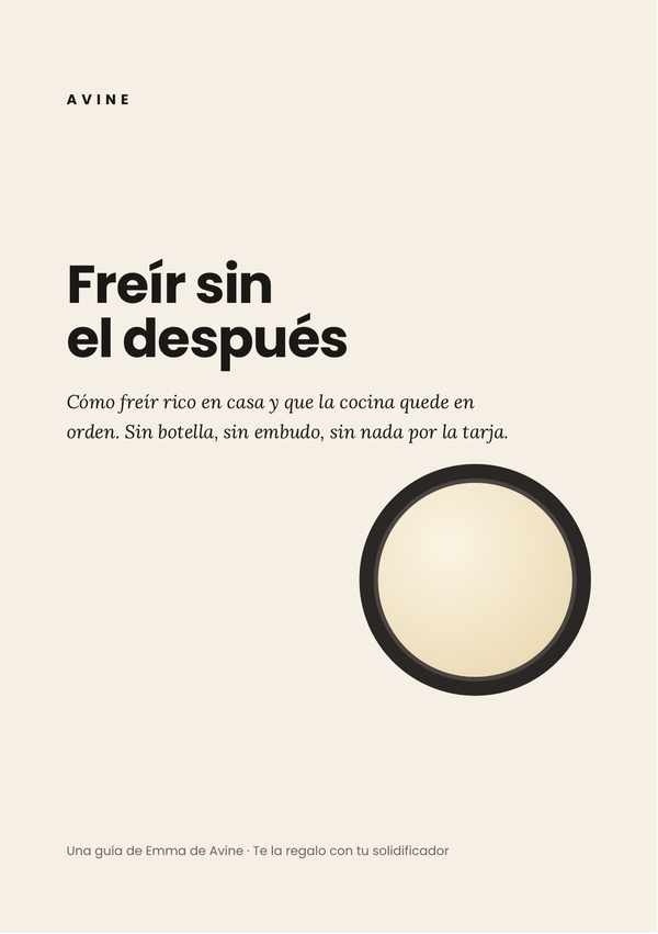 Guía digital · Freír sin el después