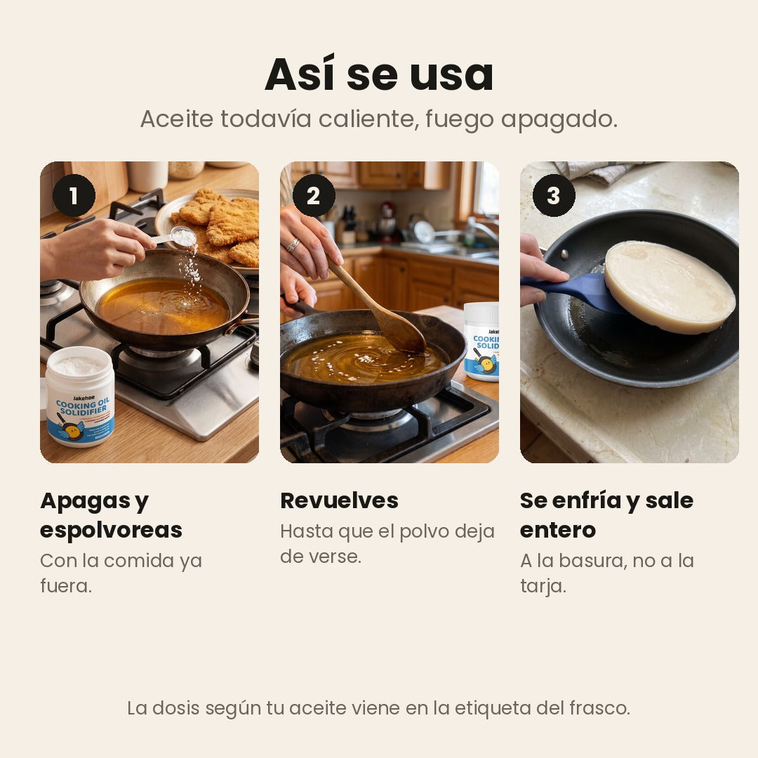 Así se usa en tres pasos